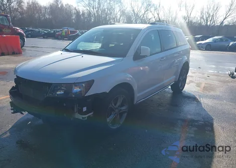2017 Dodge Journey Crossroad Plus from USA, damaged, VIN 3C4PDCGG4HT537492